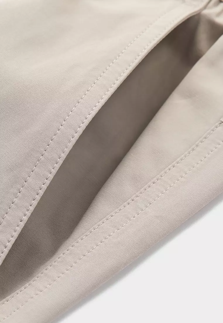 FILA FUSION INLINE FUSION LIFE X FUSIONEER FIELD OF CLASSIC Men Woven Pants (Light Khaki)