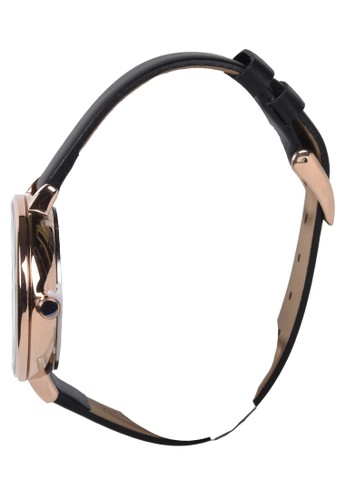 Jual Daniel Klein Daniel Klein Jam Tangan Wanita Rosegold Black Leather Strap Dk11896 3 Original Zalora Indonesia