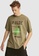 GRIMELANGE green Blake Men Khaki T-shirt E01D2AA5175D9CGS_3