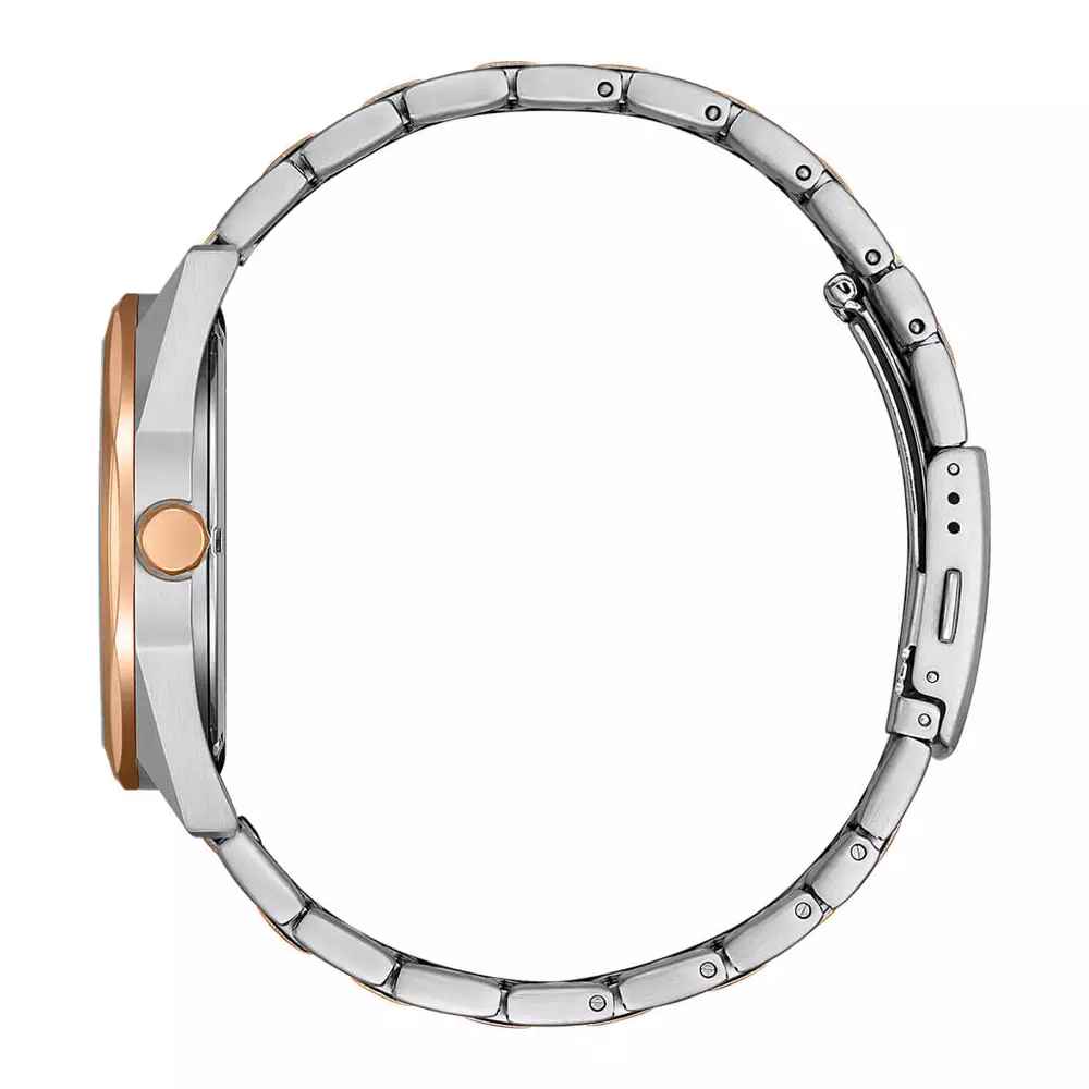 Jam Tangan Pria Citizen Eco-Drive CTZ BM7606-84A Dual Tone Stainless Steel Strap