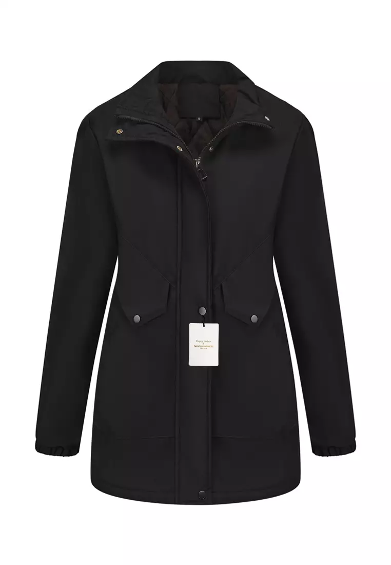 Faux Fur Hooded Cotton Coat AD-N25CL80