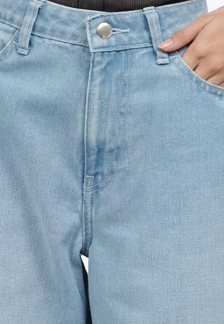 Rolled Up Baggy Jeans