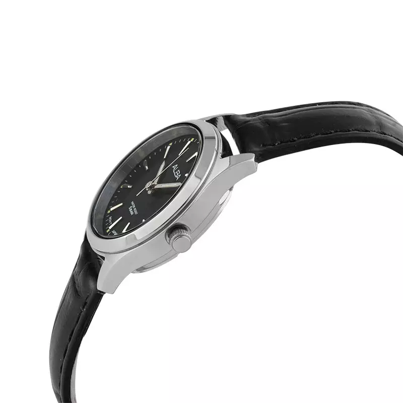 [LAST CHANCE DEALS] Jam Tangan Wanita Alba ARX139X1 Ladies Black Dial Black Leather Strap