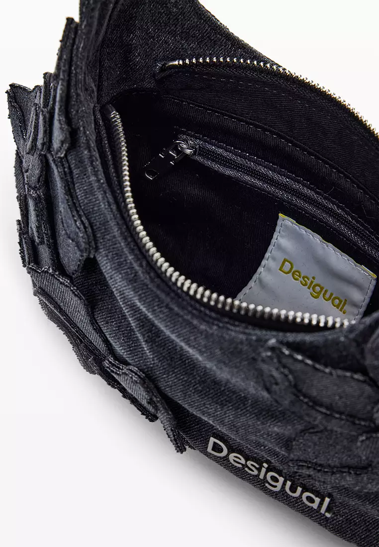 Small floral appliqué bag