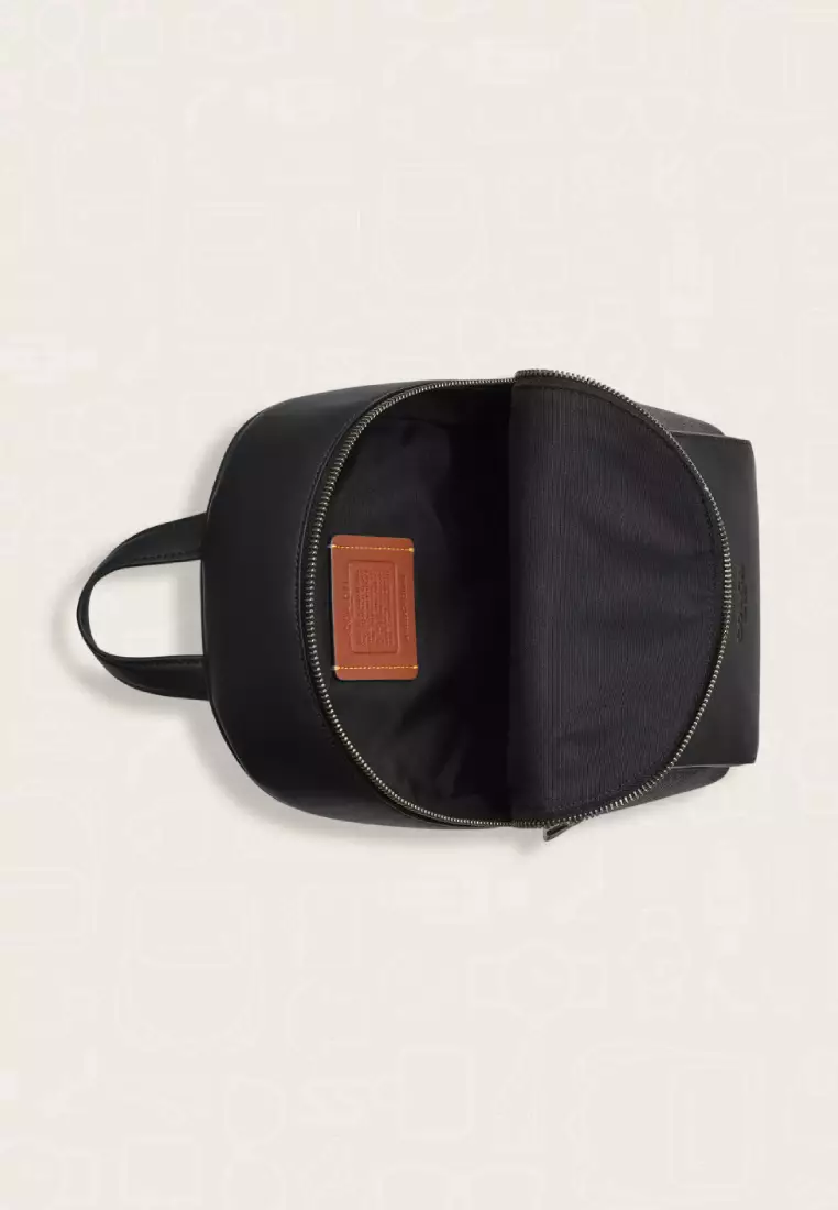 Coach Turnlock Sling Pack In Signature Canvas Charcoal Black