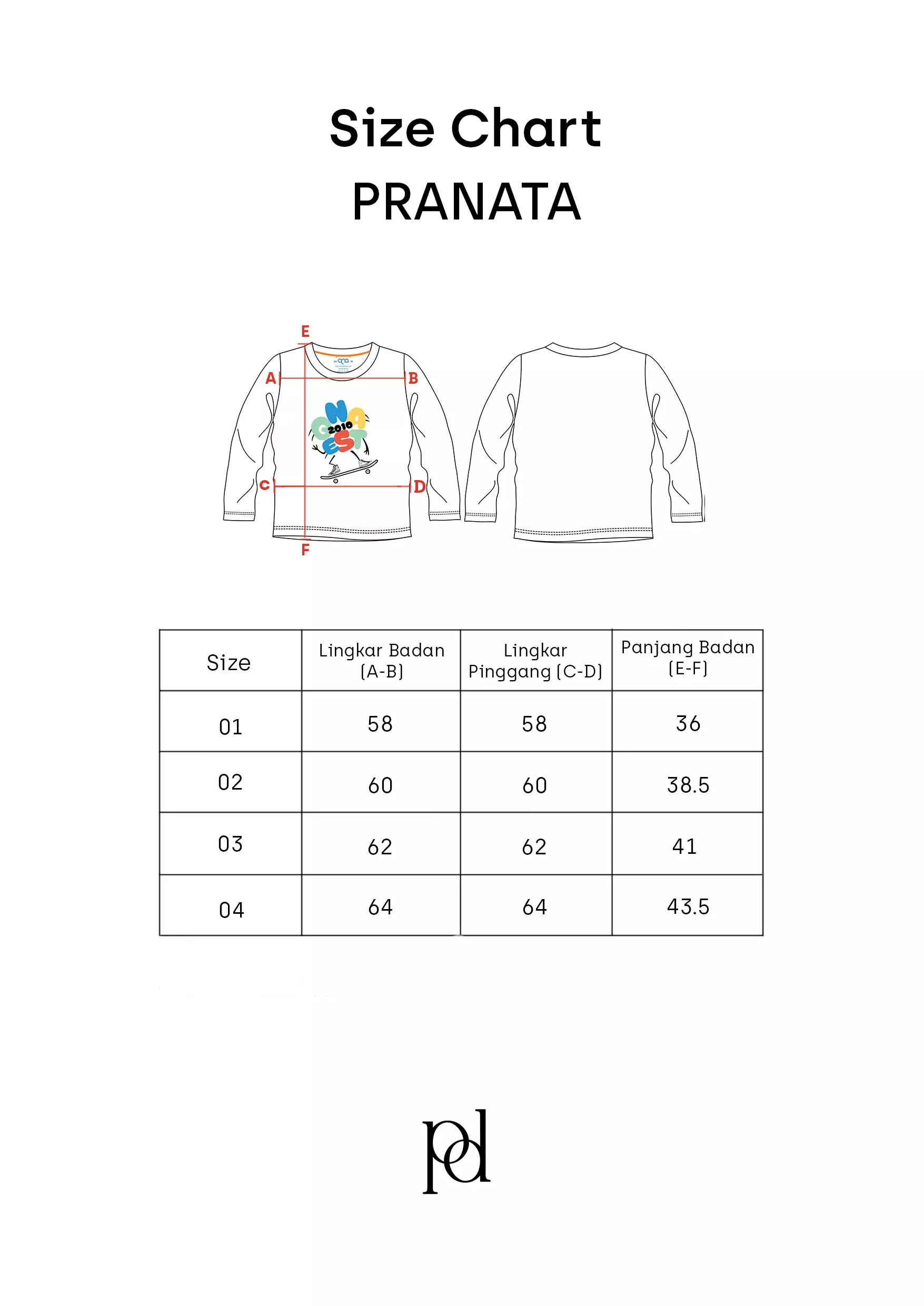 Qna Boy Pranata T-shirt Panjang Anak Putih