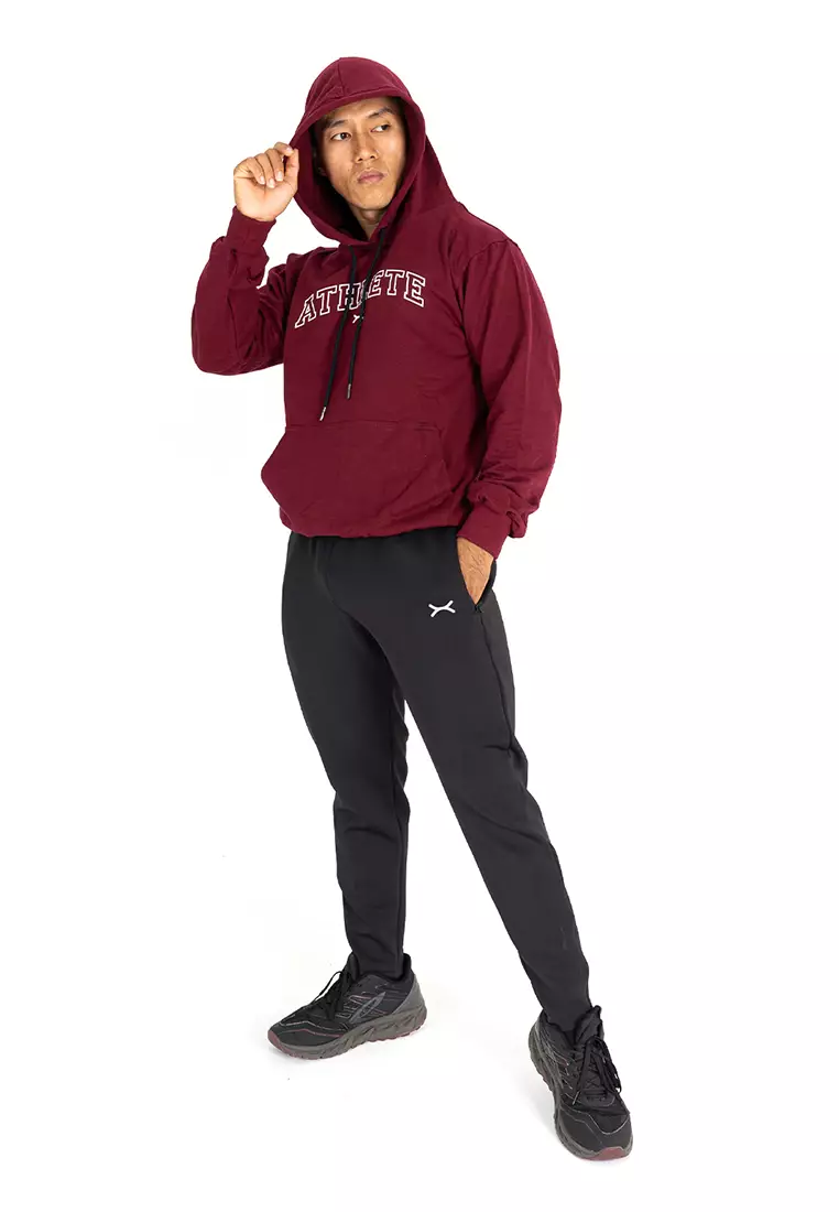 Hoodie Pullover Athlete series Burgundy