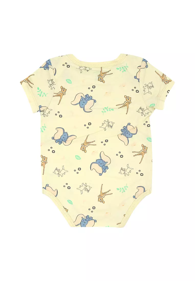 Licensed Newborn Essentials Shortsleeves Onesies Pack of 3 "Loveable"