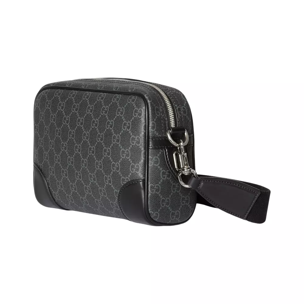 GG Emblem Small Crossbody Bag Black