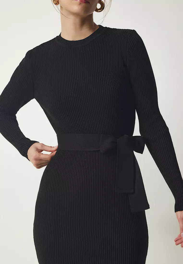Belted Knit Dress