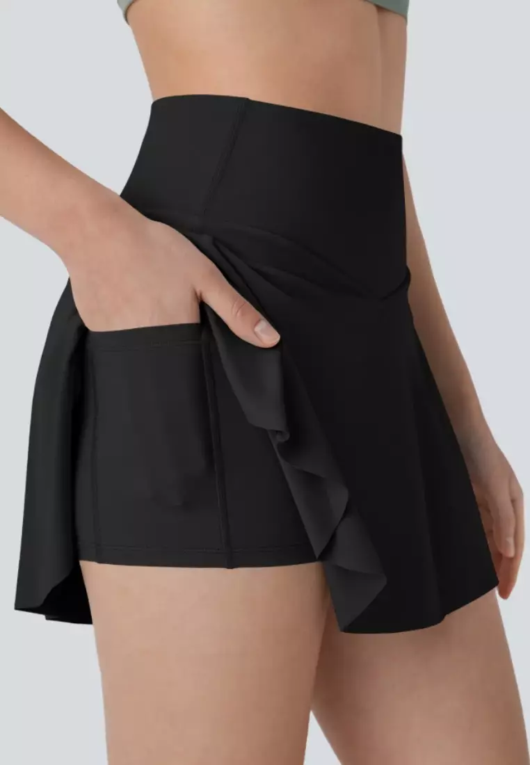 Raya Skirt – 2-in-1 High Waist Sports Skort with Built-in Shorts & Pocket for Tennis Badminton Gym & Everyday Wear