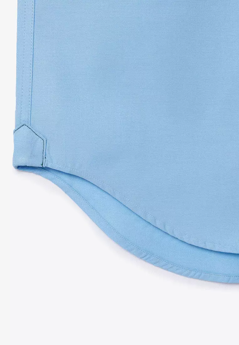 Men's Regular Fit Solid Cotton Shirt