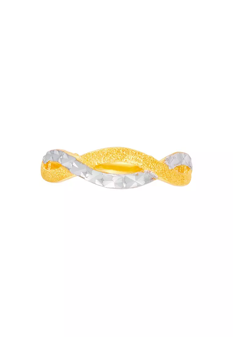 HABIB 916/22K Yellow and White Gold Ring EHR1780225