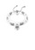 Glamorousky white Fashion and Elegant Geometric Tree Of Life Imitation Pearl Beaded 316L Stainless Steel Bracelet with Cubic Zirconia DA2F6ACE9748C5GS_2