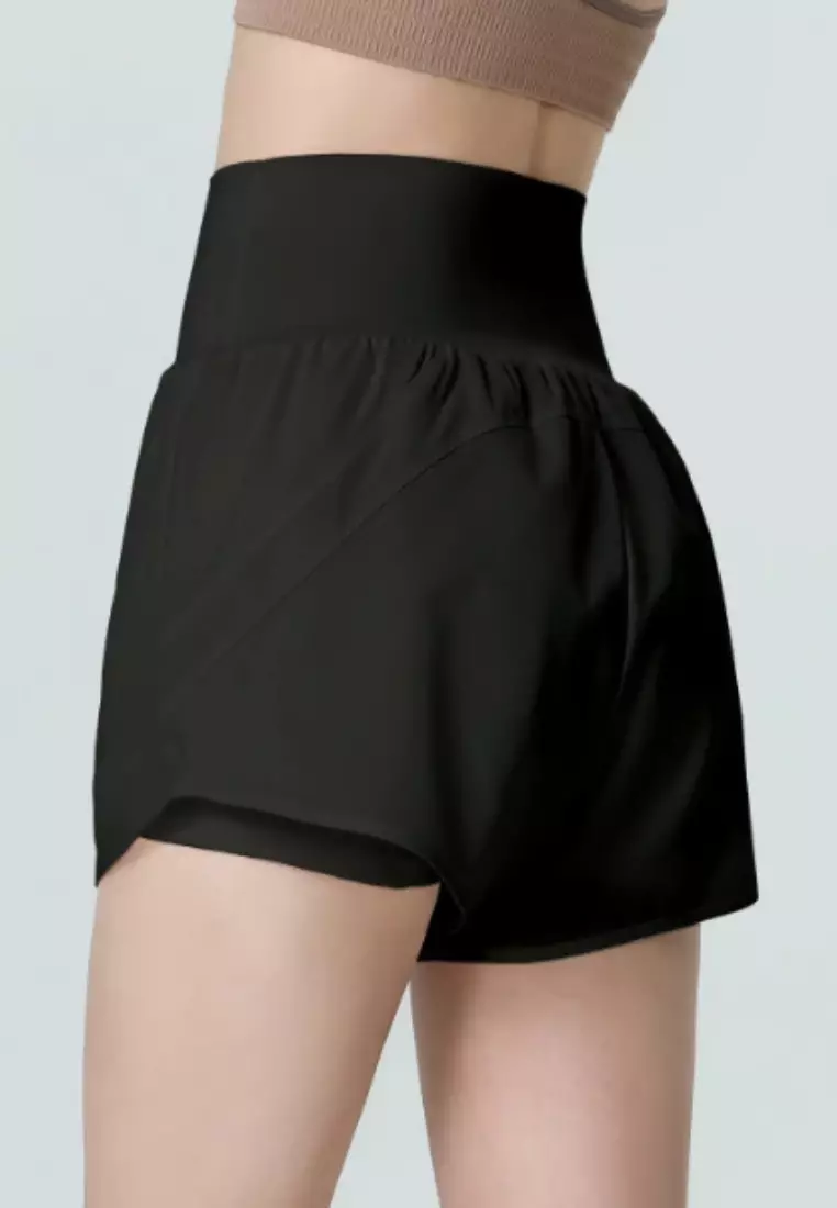 Skye Shorts - High Waist Pockets Activewear Shorts for Women - Quick Dry Workout & Yoga Training Pants