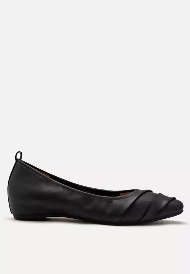 Pazzion Elie Ruched Padded Flats