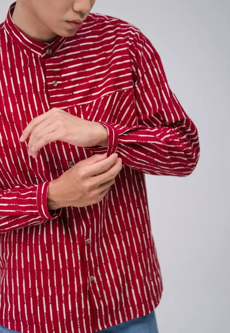 Bagas Shirt Maroon