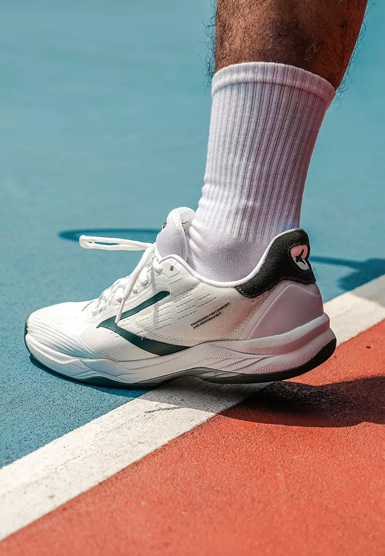 BRODO - Active Stance Tennis White Olive