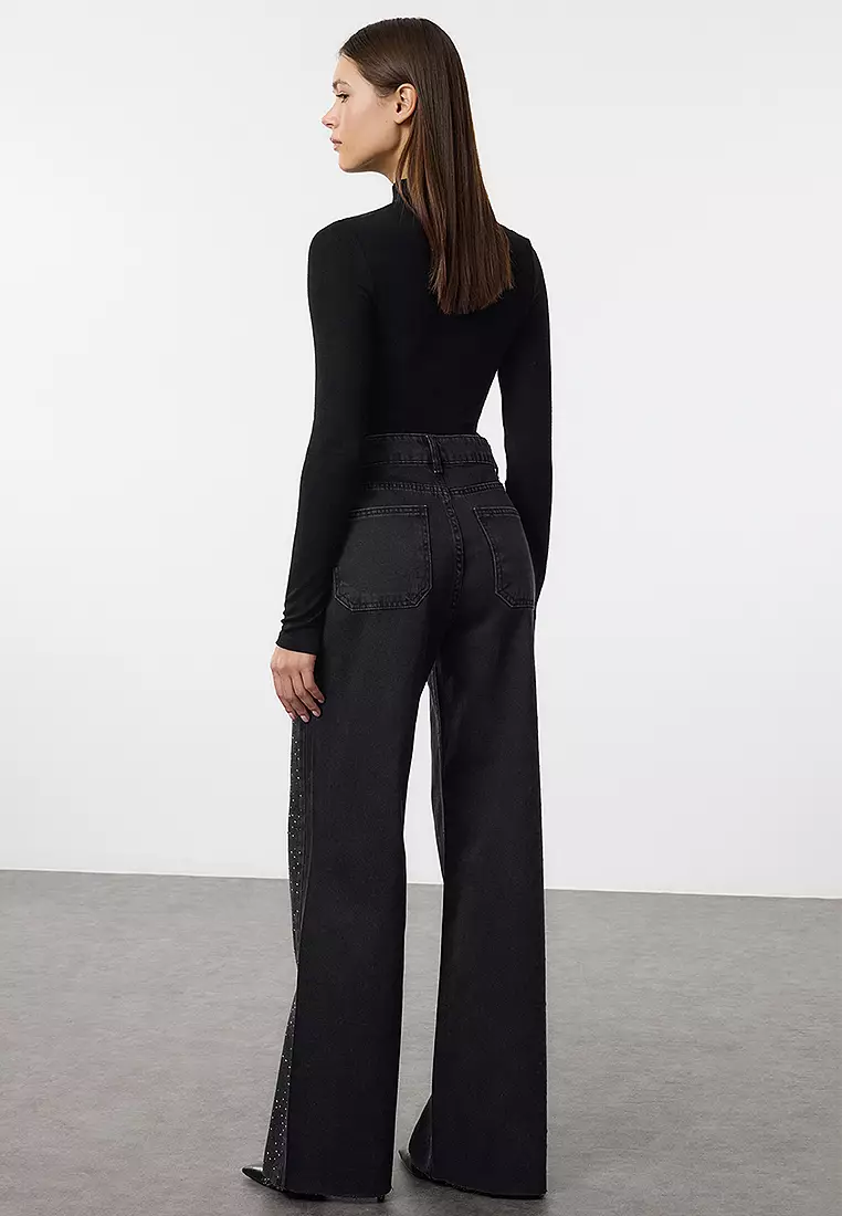 High Waist Wide Leg Jeans