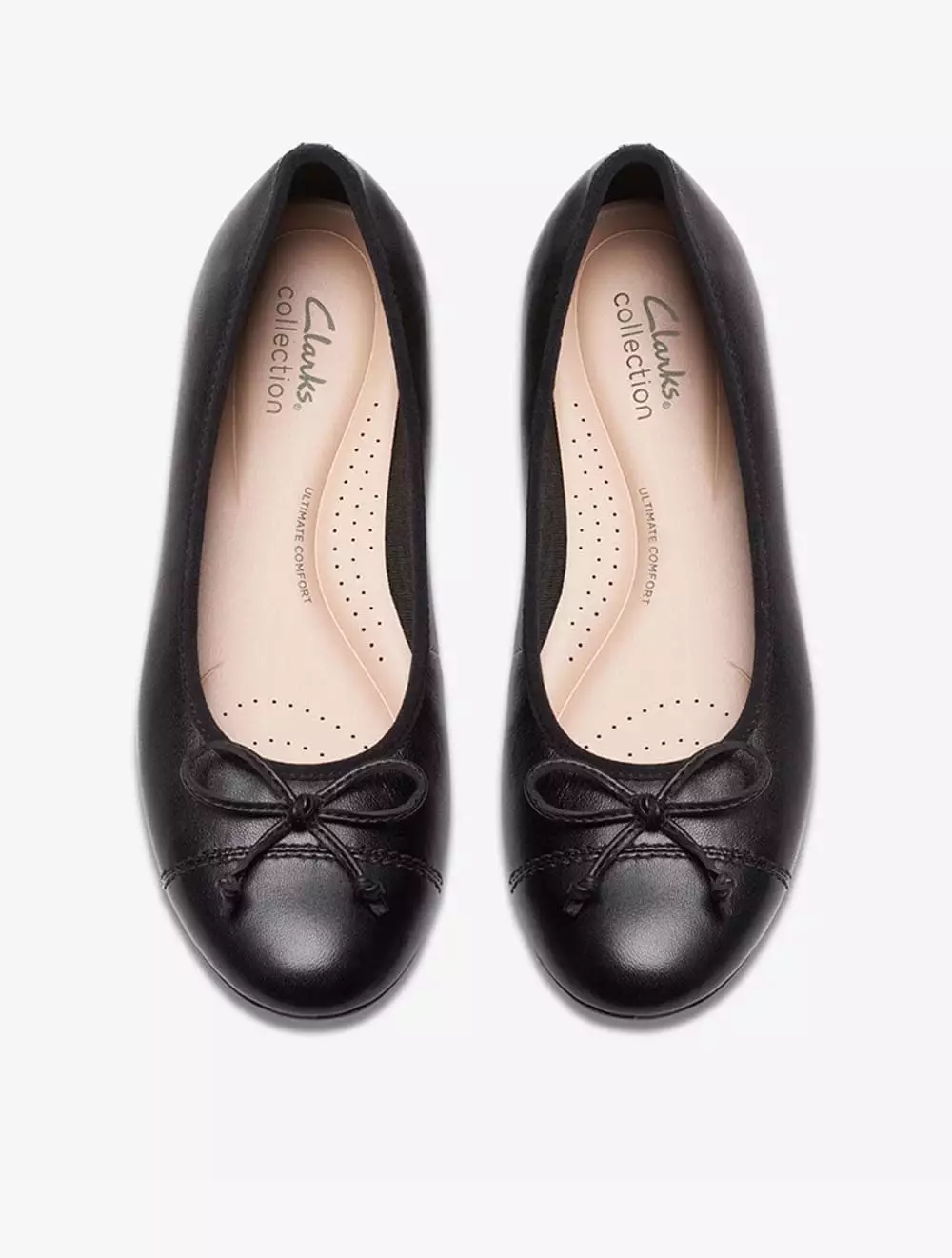 Clarks Loreleigh Rae Women's Flats - Black Leather