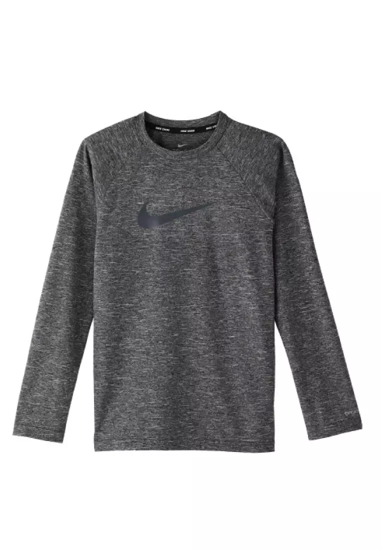 nike men's heather long sleeve hydroguard