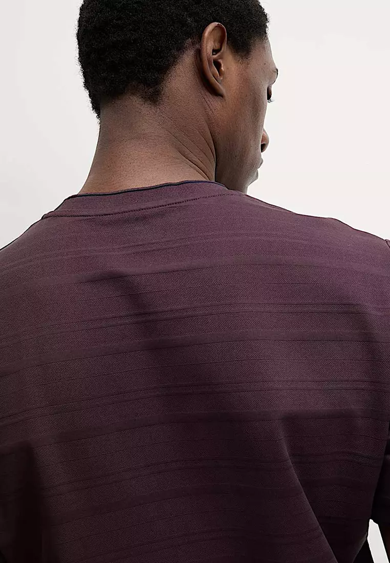 Pure Cotton Textured T-Shirt