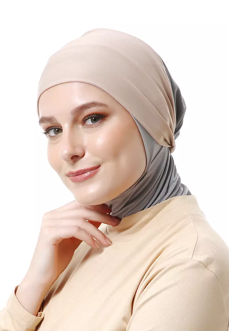Rizka Inner Jilbab Muslimah Wanita Regular Fit - Mocca