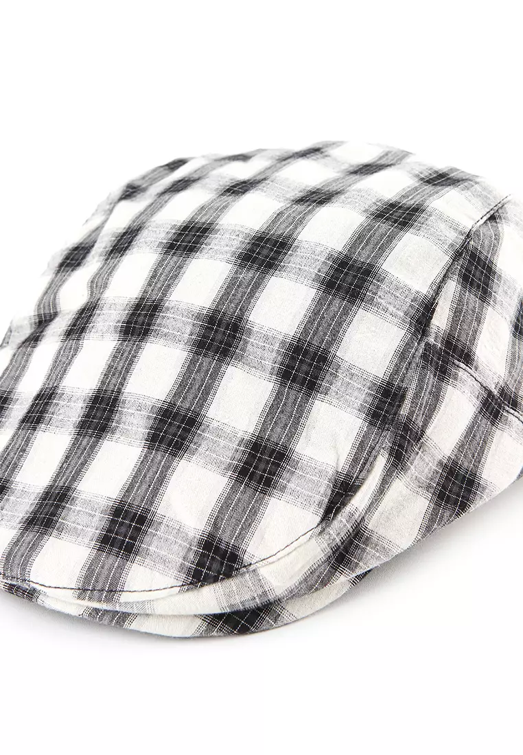Plaid Flat Cap