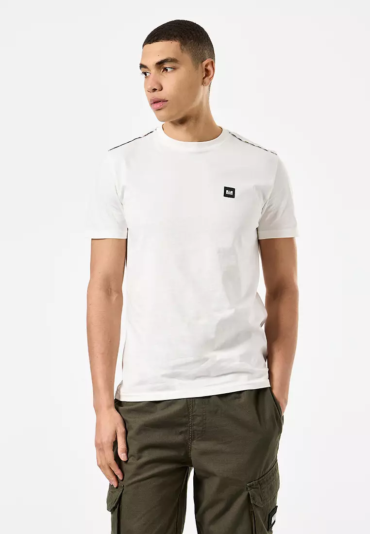 MENS GHOST/MID HOUSE CHECK MANUEL TEE WITH CHECK PIPING