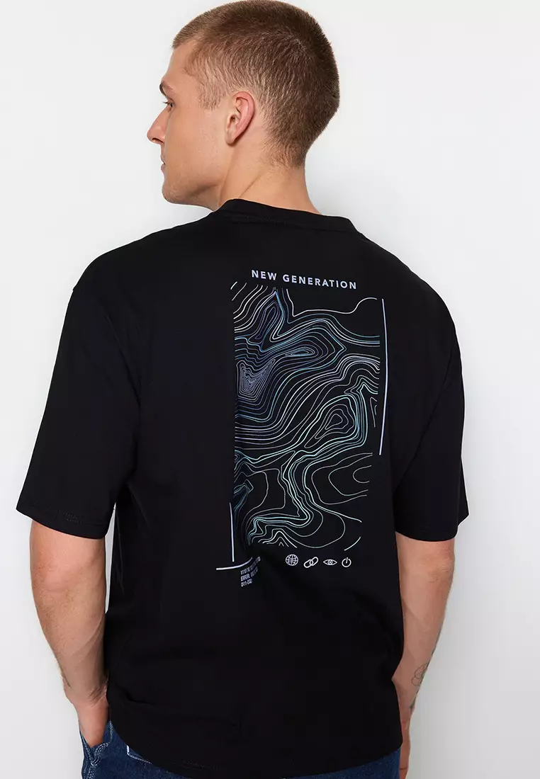 Crew Neck Short Sleeve Printed T-Shirt