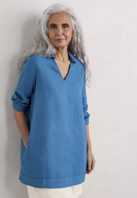 Seasalt Cornwall Blue Shallow Layers Tunic