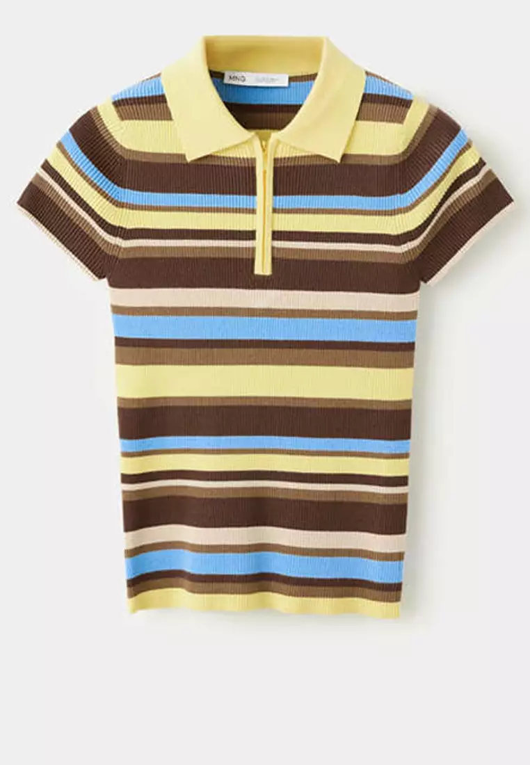 Striped Rib Sweater