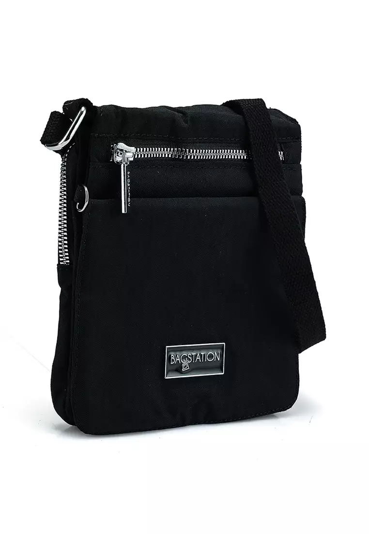 Metallic Series Crinkle Nylon Sling Pouch