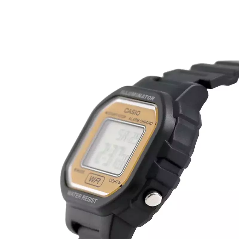 Jam Tangan Wanita Digital Casio Standard LA-20WH-9ADF LA20 LA-20W Black Resin Band