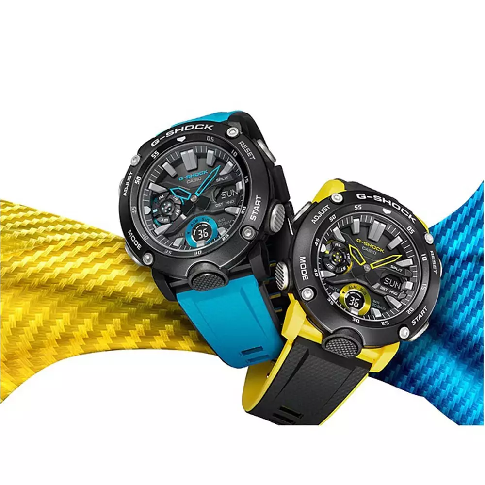 Casio G-Shock Super Illuminator Original GA-2000-1A2DR Jam Tangan Pria Waterproof
