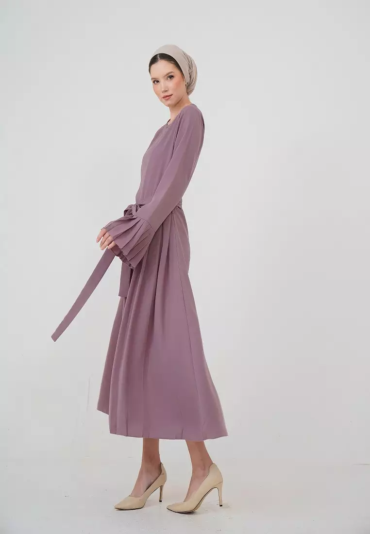 Ilona Midi Dress Dusty Purple