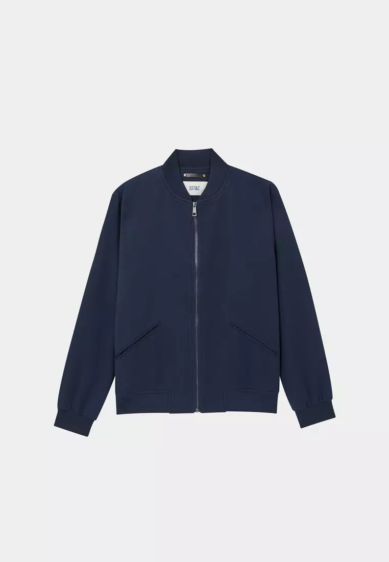 Midnight Night Blue Baseball Jacket