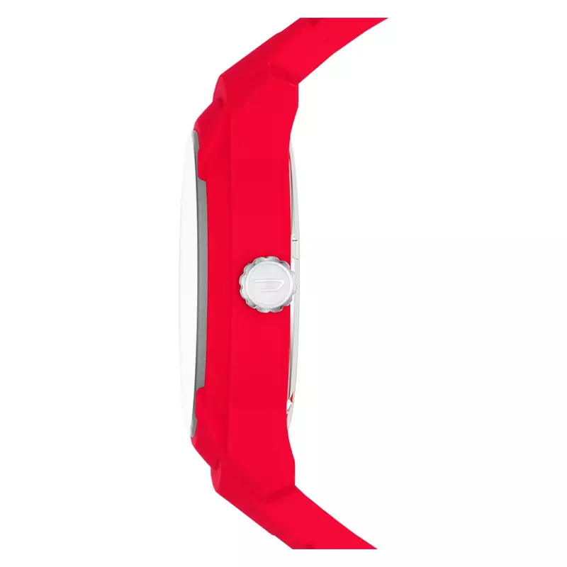 Jam Tangan Pria Diesel DZ1820 Armbar Black Dial Red Rubber Strap