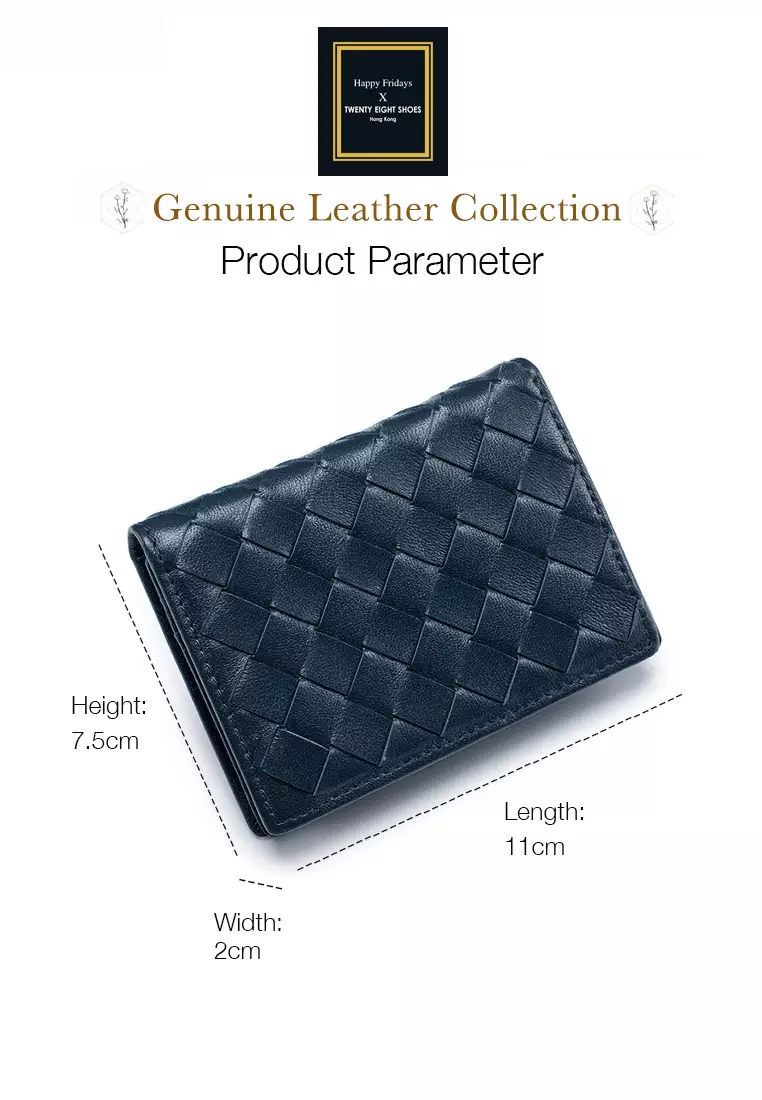 Weave Sheepskin Card Holder Purse JW AN-8822