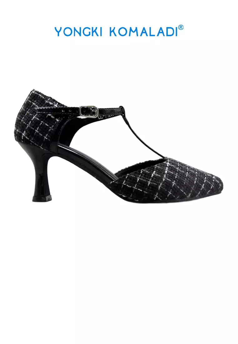 [ ORIGINAL ] YONGKI KOMALADI HEELS OL-KNN7154-24 HITAM