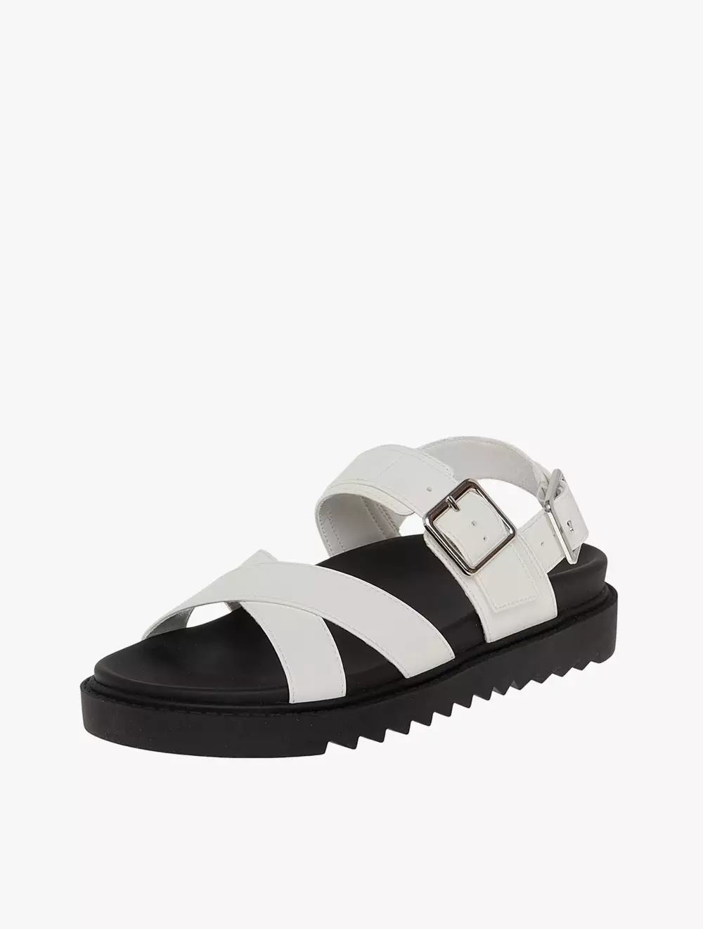 Payless State Street Women Midsummer Flatform - White_05