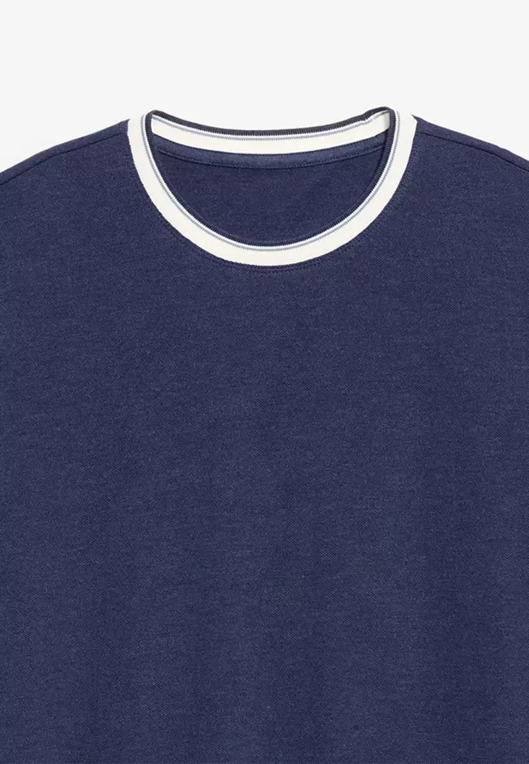 Crew-Neck Pique T-Shirt
