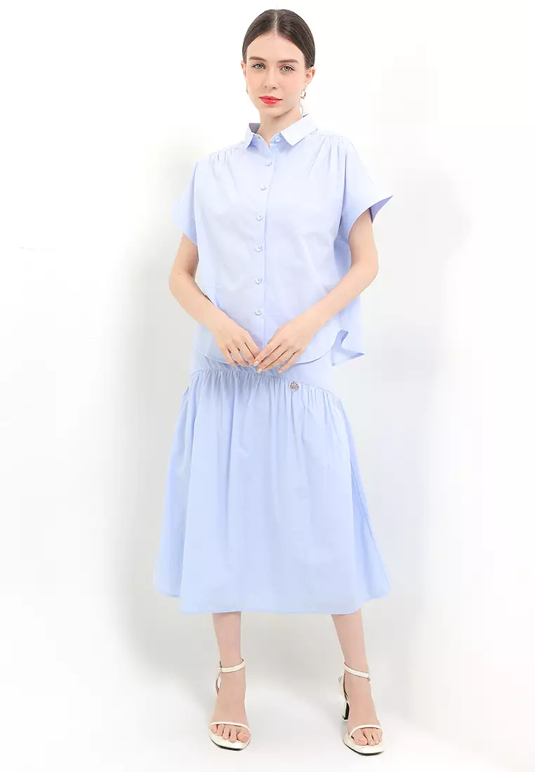Rok Poplin Birmud - Havana Skirts