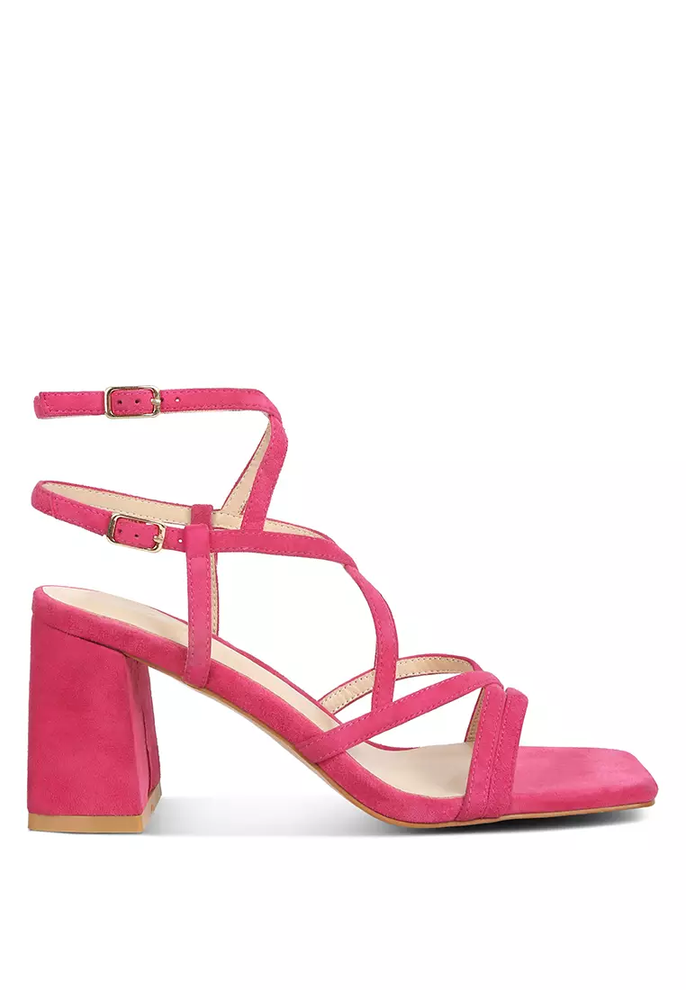 Fuchsia pink hotsell strappy heels