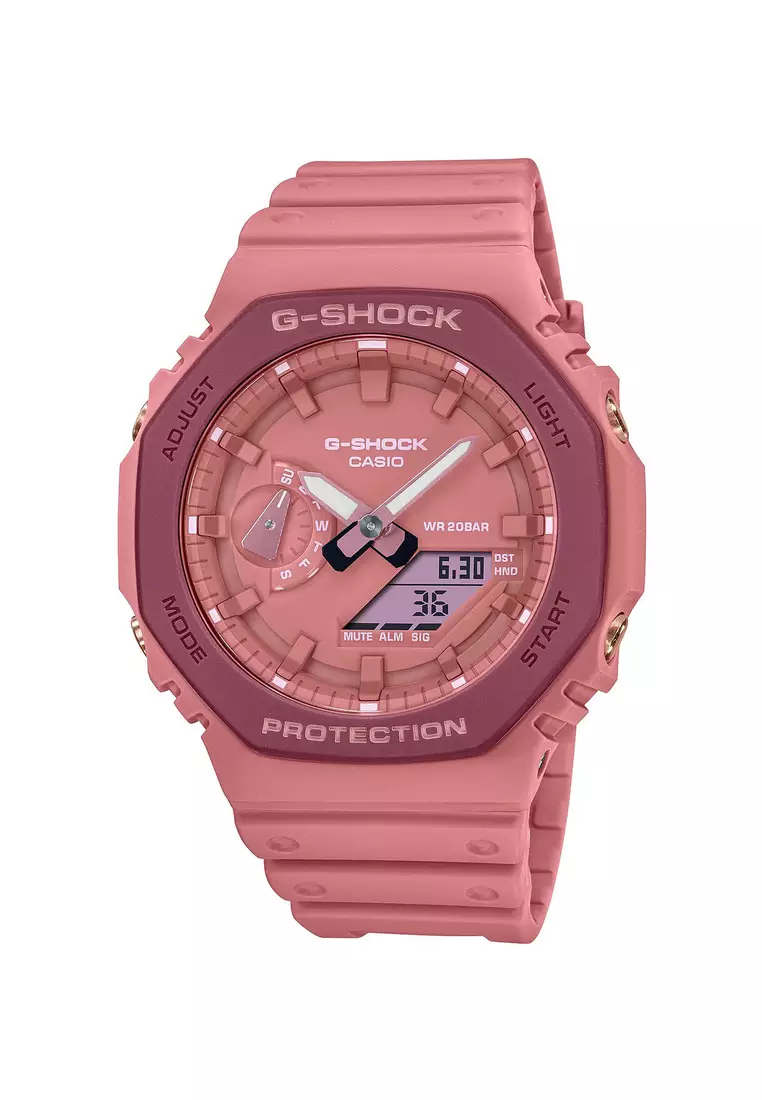 G shock protection pink top
