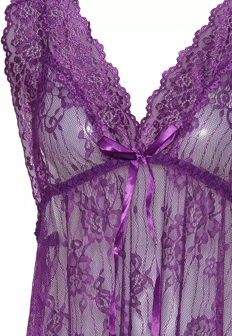 Jual TULIP Tulip by Christine Azura Lingerie - Purple Original 2024 ...