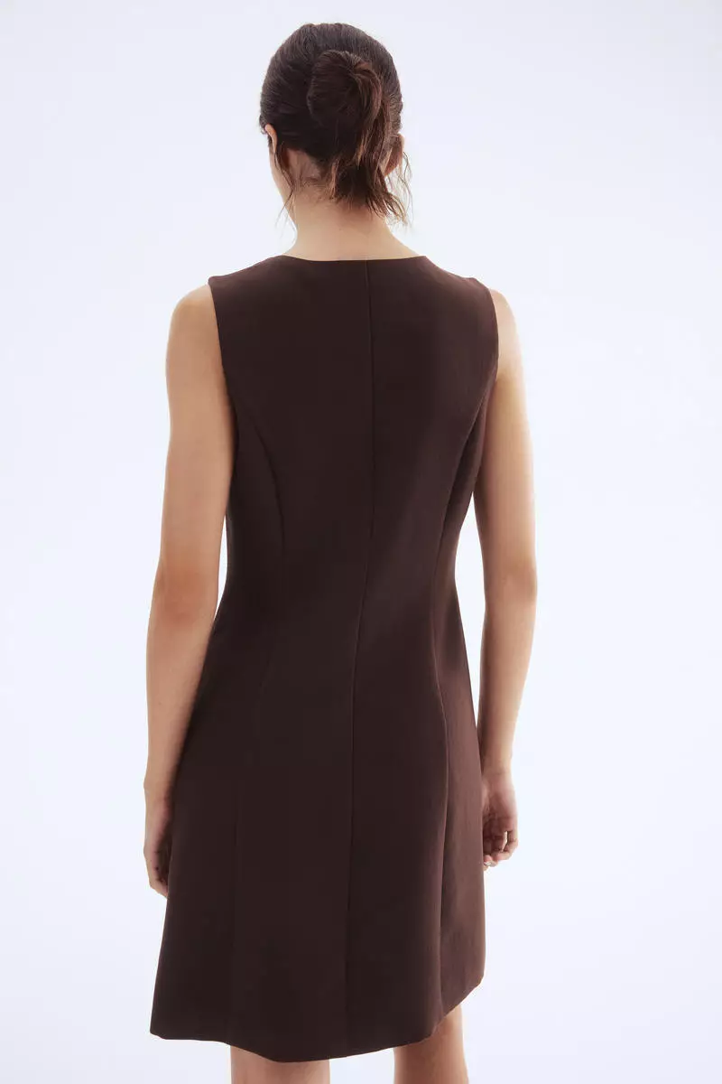 Button-front dress