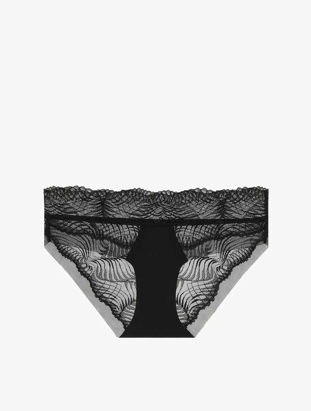 Calvin Klein Underwear -  Black Geo Lace Hipster - Black - black
