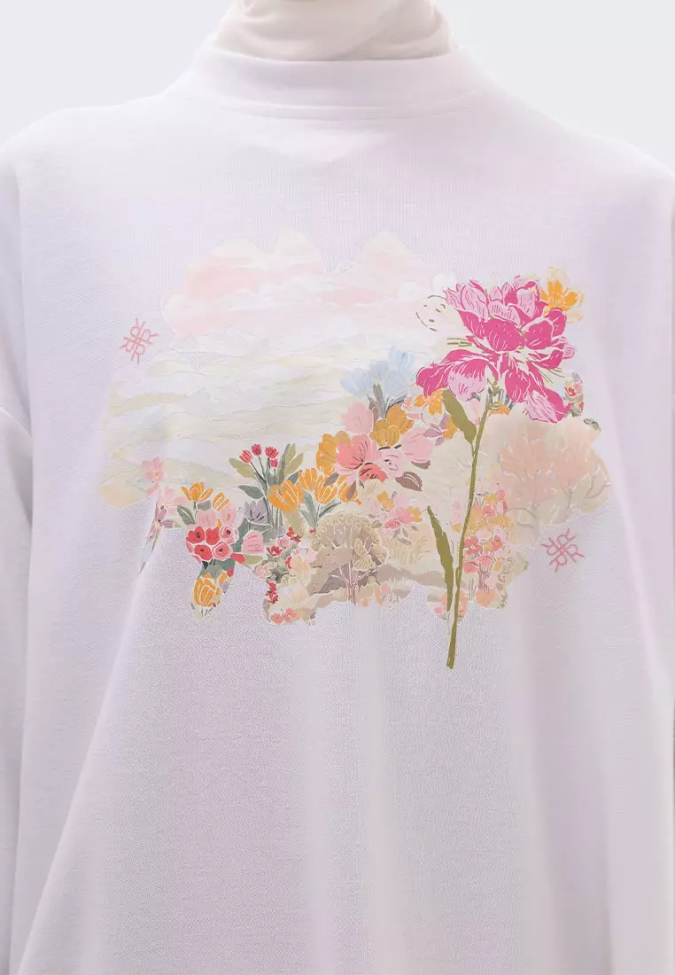 Ria Miranda White Guilin Top