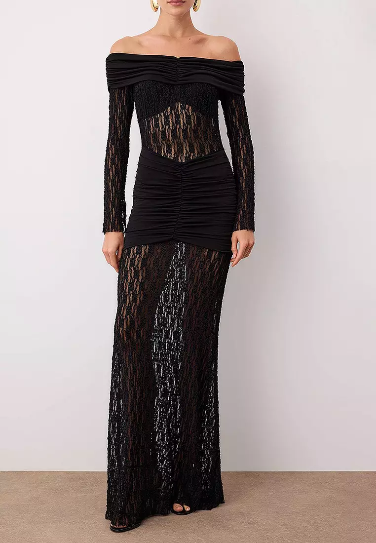 Off Shoulder Lace Dress